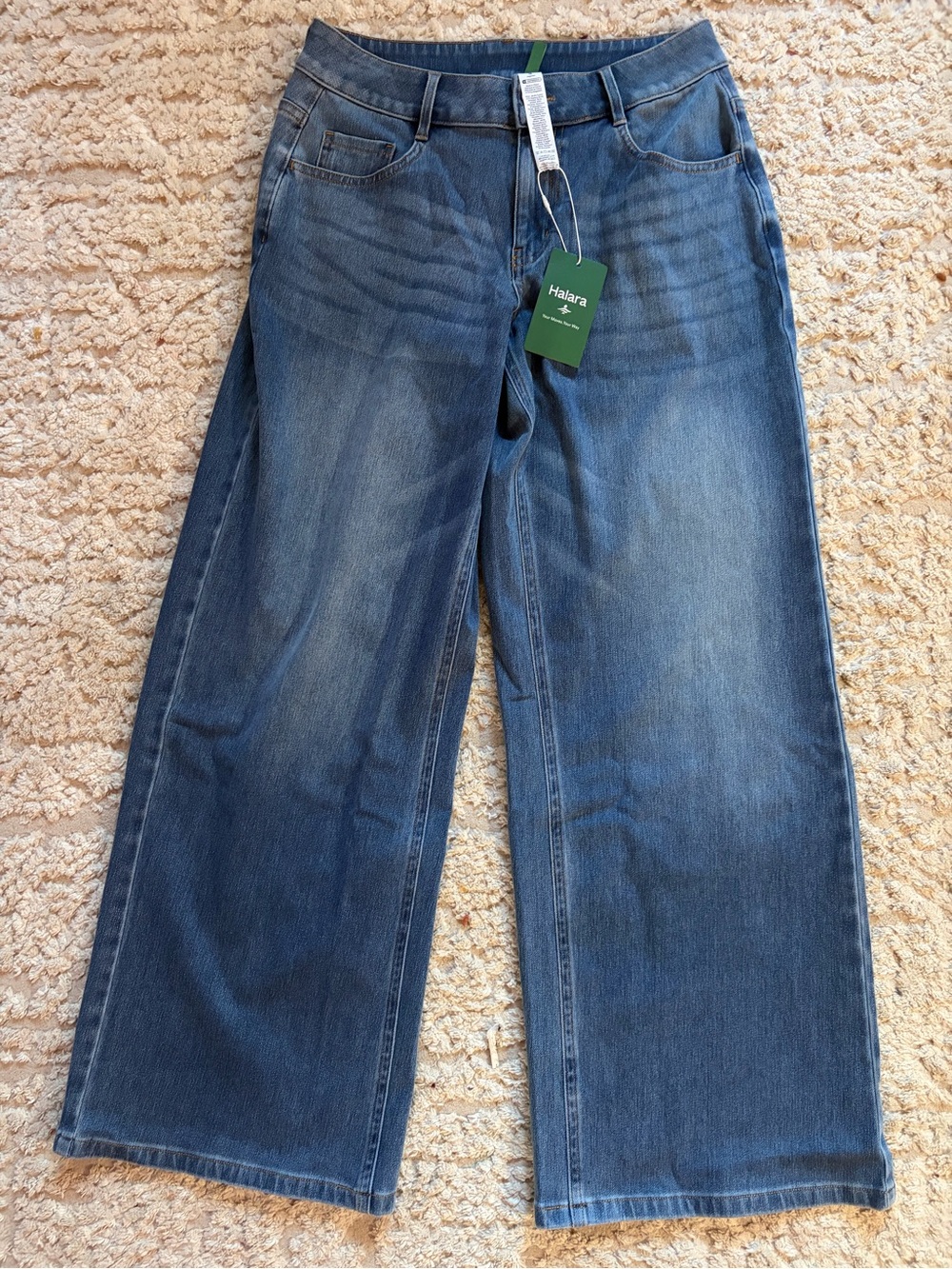 Women’s Halara Wide Leg Blue Jeans